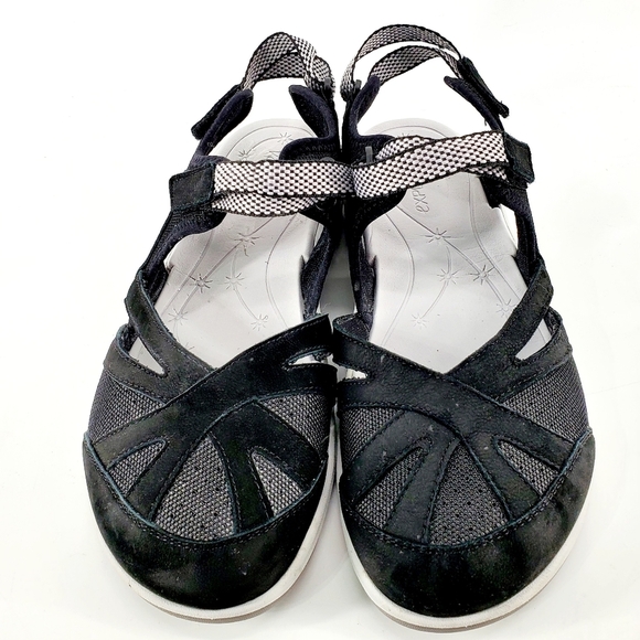 Explorer 24 Easy Spirit Women's US 10WW Seesplash Black Strap Hiking Sandal/Shoe - Picture 1 of 11